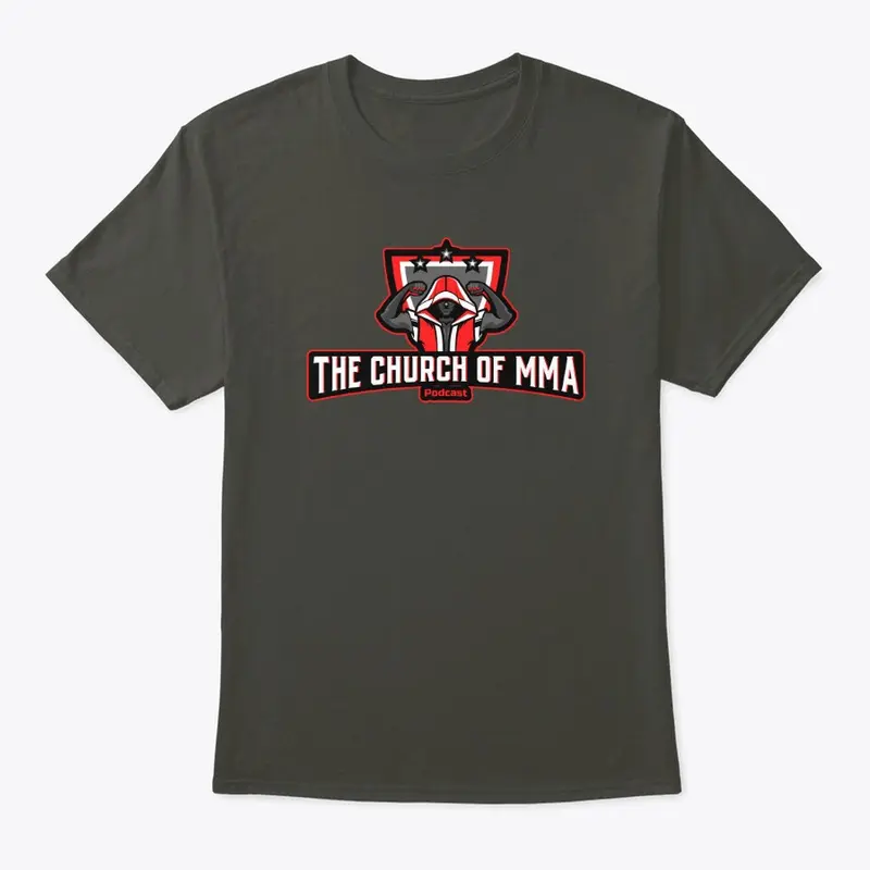 The Church of MMA Flexin on them Logo